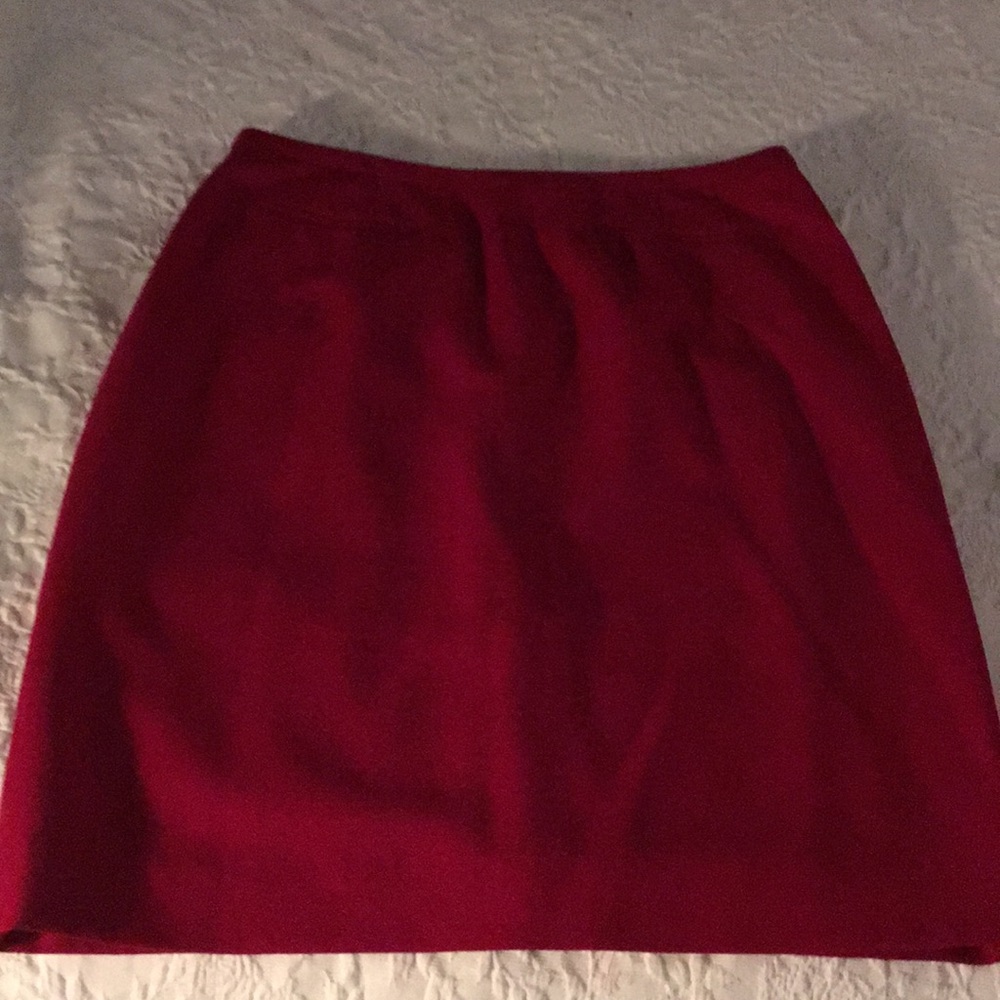 Red Pencil Skirt
